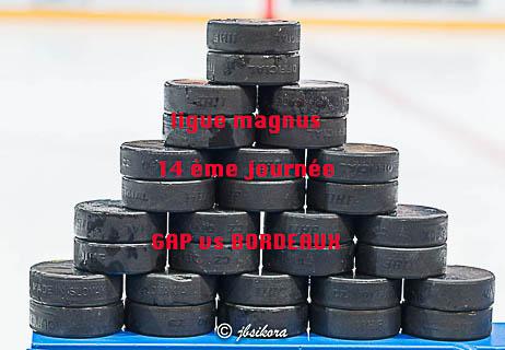 Photo hockey Ligue Magnus - Ligue Magnus : 14ème journée : Gap  vs Bordeaux - Les Rapaces confirment leur première place 
