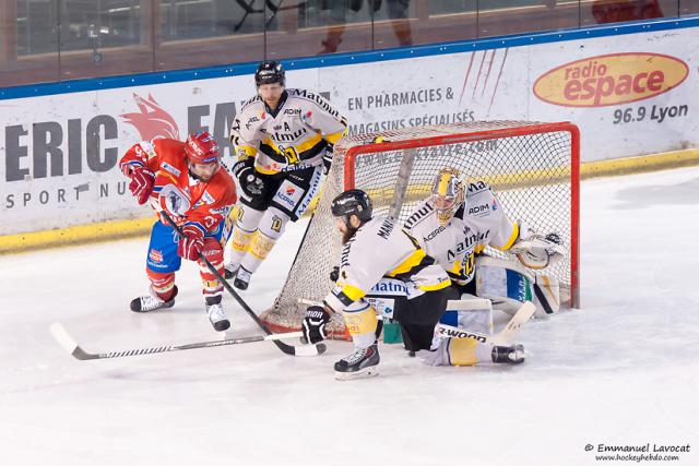 Photo hockey Ligue Magnus - Ligue Magnus : 14ème journée : Lyon vs Rouen - Les Lions ne sont pas au rendez-vous