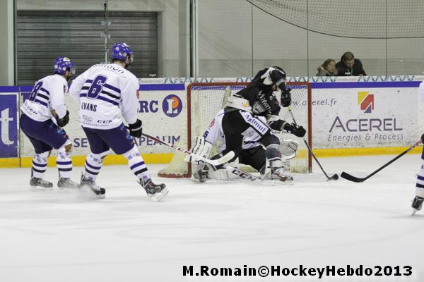 Photo hockey Ligue Magnus - Ligue Magnus : 14ème journée : Rouen vs Brest  - Rouen garde le rythme.