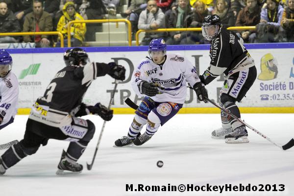 Photo hockey Ligue Magnus - Ligue Magnus : 14ème journée : Rouen vs Brest  - Rouen garde le rythme.