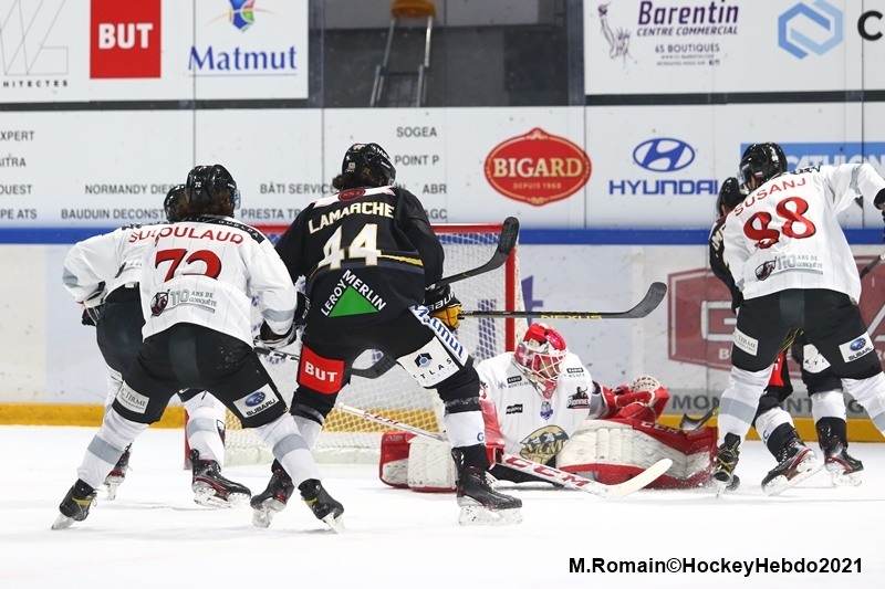 Photo hockey Ligue Magnus - Ligue Magnus : 14ème journée : Rouen vs Chamonix  - LM : Rouen invaincu après 10 matches