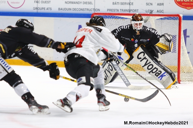 Photo hockey Ligue Magnus - Ligue Magnus : 14ème journée : Rouen vs Chamonix  - LM : Rouen invaincu après 10 matches
