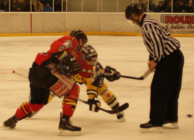 Photo hockey Ligue Magnus - Ligue Magnus : 14ème journée : Morzine-Avoriaz vs Rouen - Les dragons d\