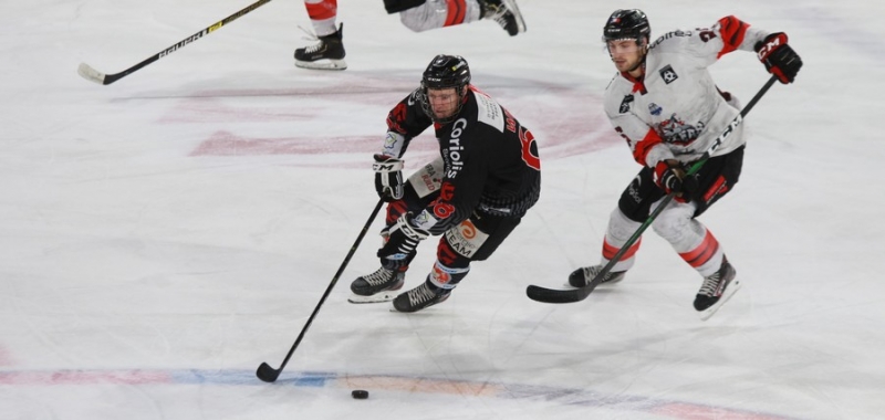 Photo hockey Ligue Magnus - Ligue Magnus : 15ème journée : Amiens  vs Bordeaux - LM : Un bon coup de Bordeaux