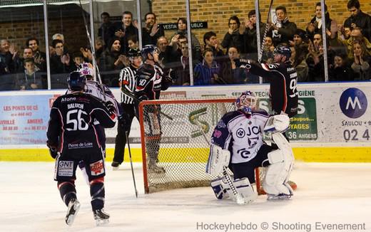 Photo hockey Ligue Magnus - Ligue Magnus : 15ème journée : Angers  vs Epinal  - Angers avec l