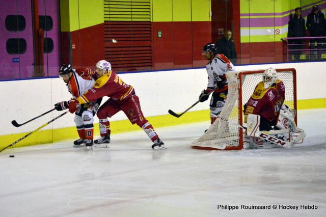 Photo hockey Ligue Magnus - Ligue Magnus : 15ème journée : Dijon  vs Bordeaux - Les Boxers mordent la glace