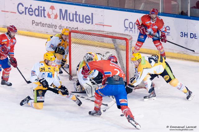 Photo hockey Ligue Magnus - Ligue Magnus : 15ème journée : Lyon vs Strasbourg  - Lyon poursuit sa mauvaise série
