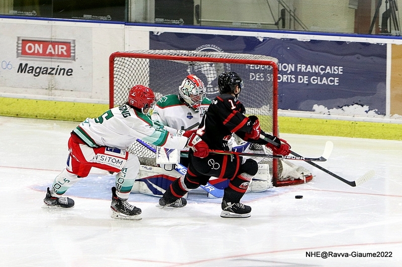 Photo hockey Ligue Magnus - Ligue Magnus : 15ème journée : Nice vs Anglet - L’Hormadi termine bien avant la trêve