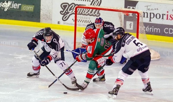 Photo hockey Ligue Magnus - Ligue Magnus : 16ème journée : Anglet vs Angers  - Angers s