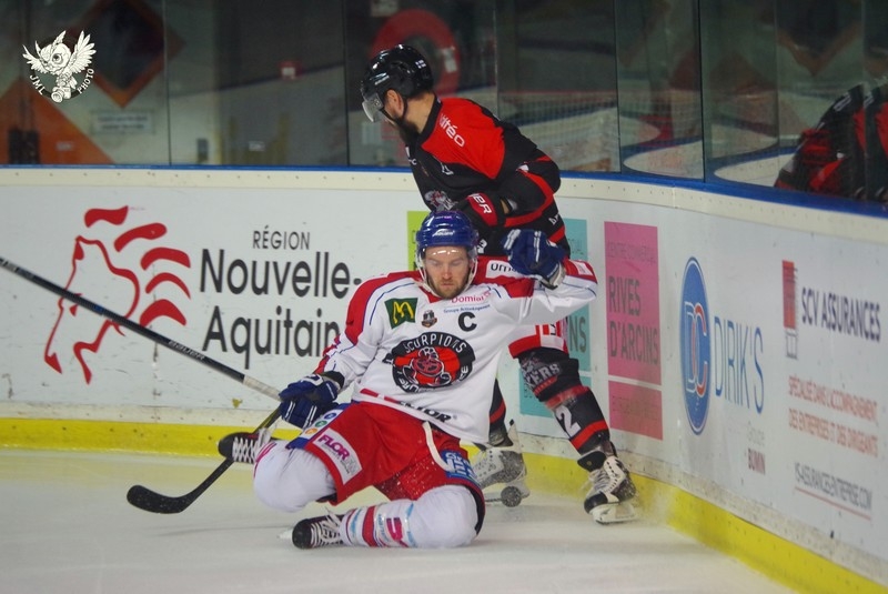 Photo hockey Ligue Magnus - Ligue Magnus : 16ème journée : Bordeaux vs Mulhouse - Dernière minute fatale aux Scorpions
