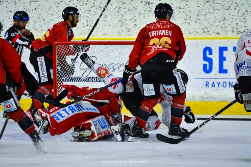 Photo hockey Ligue Magnus - Ligue Magnus : 16ème journée : Chamonix  vs Amiens  - Un tiers pour l’emporter !