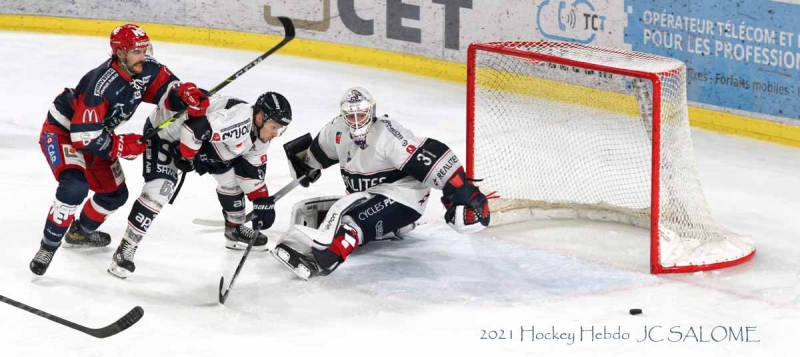 Photo hockey Ligue Magnus - Ligue Magnus : 16ème journée : Grenoble  vs Angers  - Rien ne va plus chez les BDL !