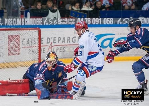 Photo hockey Ligue Magnus - Ligue Magnus : 16ème journée : Grenoble  vs Lyon - Grenoble se rassure