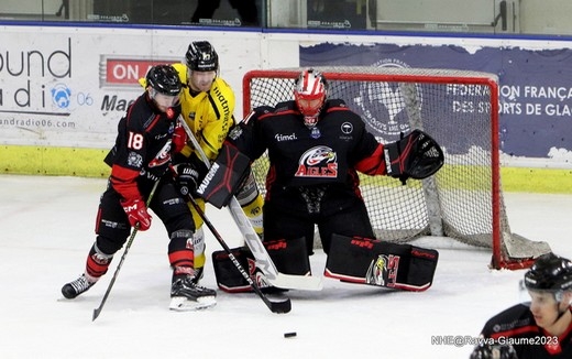 Photo hockey Ligue Magnus - Ligue Magnus : 16ème journée : Nice vs Rouen - Sans surprise !