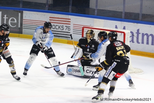 Photo hockey Ligue Magnus - Ligue Magnus : 16ème journée : Rouen vs Gap  - Les Dragons impuissants