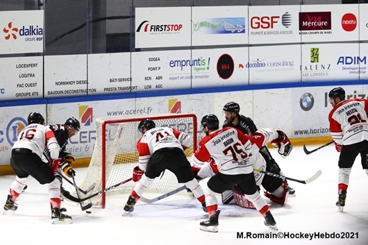 Photo hockey Ligue Magnus - Ligue Magnus : 16ème journée : Rouen vs Nice - Le dragon domine l
