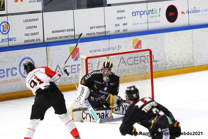 Photo hockey Ligue Magnus - Ligue Magnus : 16ème journée : Rouen vs Nice - Le dragon domine l