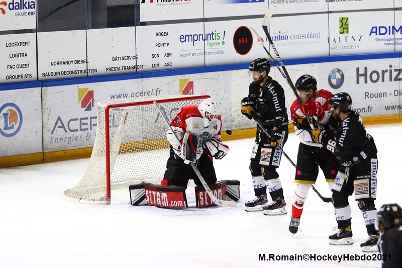 Photo hockey Ligue Magnus - Ligue Magnus : 16ème journée : Rouen vs Nice - Le dragon domine l