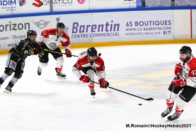 Photo hockey Ligue Magnus - Ligue Magnus : 16ème journée : Rouen vs Nice - Le dragon domine l