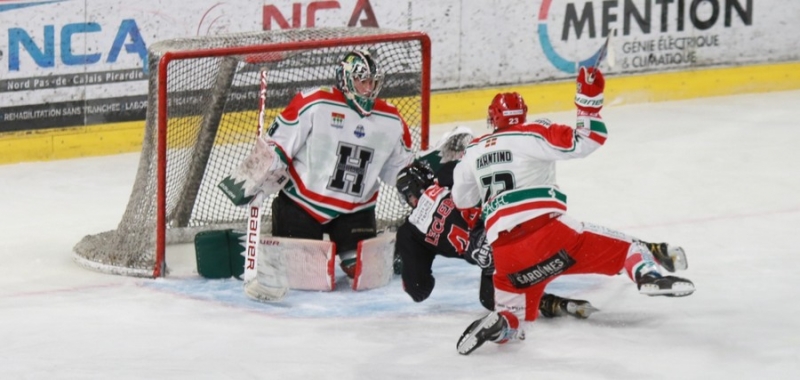 Photo hockey Ligue Magnus - Ligue Magnus : 17ème journée : Amiens  vs Anglet - Amiens : cinq minutes d’égarement 