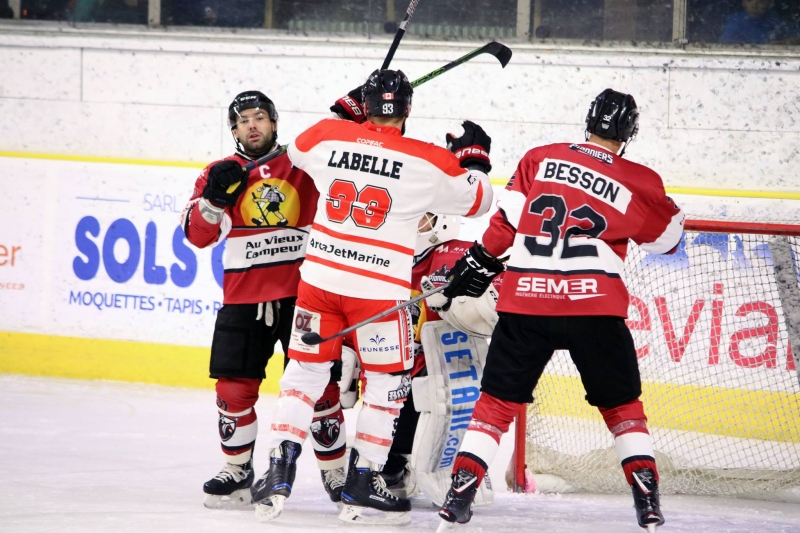 Photo hockey Ligue Magnus - Ligue Magnus : 17ème journée : Chamonix  vs Bordeaux - Les Pionniers ont résisté