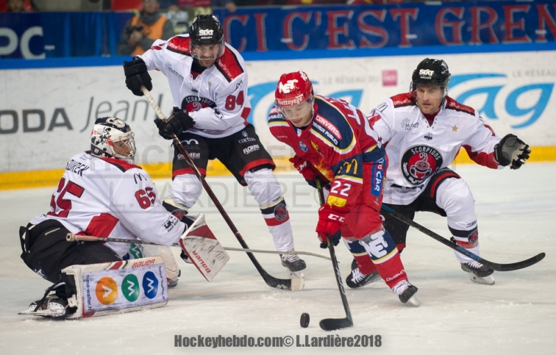 Photo hockey Ligue Magnus - Ligue Magnus : 17ème journée : Grenoble  vs Mulhouse - L