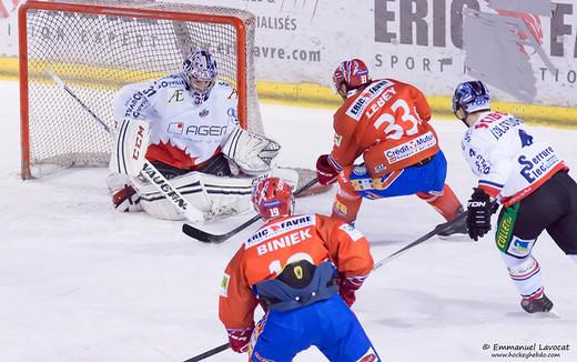 Photo hockey Ligue Magnus - Ligue Magnus : 17ème journée : Lyon vs Caen  - Caen finit l