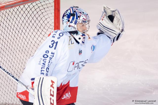 Photo hockey Ligue Magnus - Ligue Magnus : 17ème journée : Lyon vs Caen  - Caen finit l