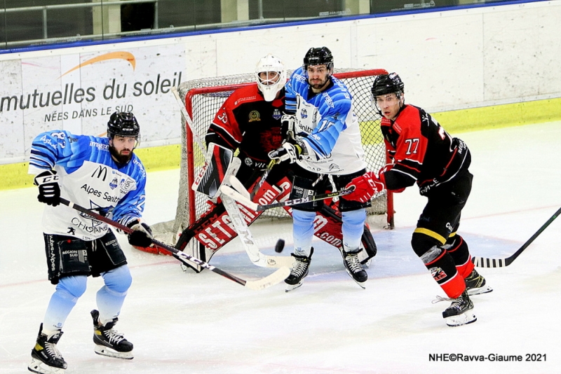 Photo hockey Ligue Magnus - Ligue Magnus : 17ème journée : Nice vs Gap  - Nice ne répond plus