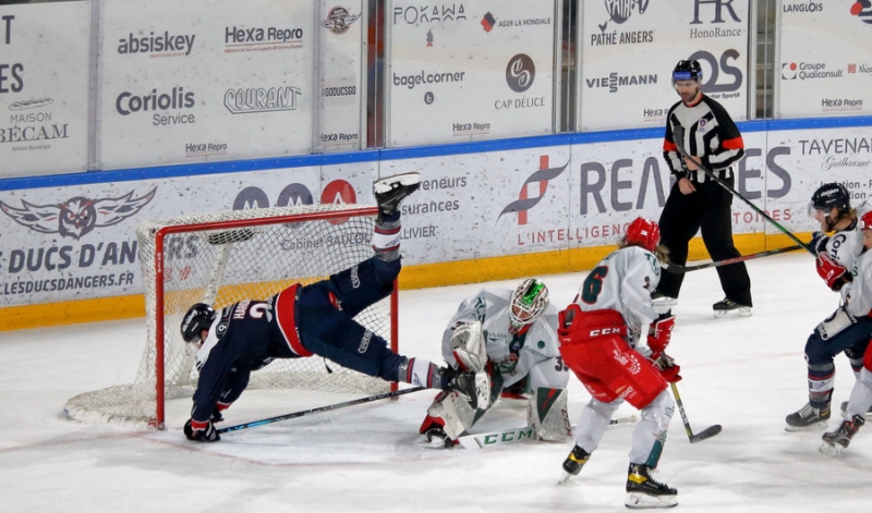 Photo hockey Ligue Magnus - Ligue Magnus : 17ème journée : Angers  vs Cergy-Pontoise - Angers s\