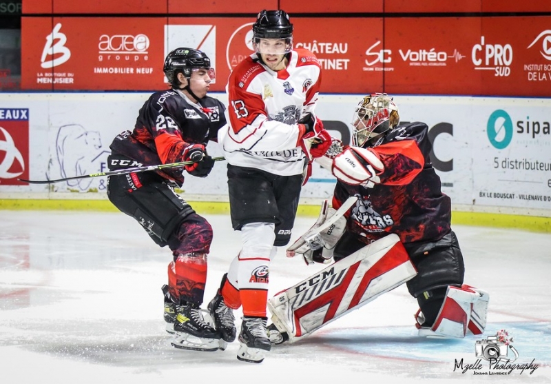 Photo hockey Ligue Magnus - Ligue Magnus : 18ème journée : Bordeaux vs Nice - Les Boxers frappent trois fois !