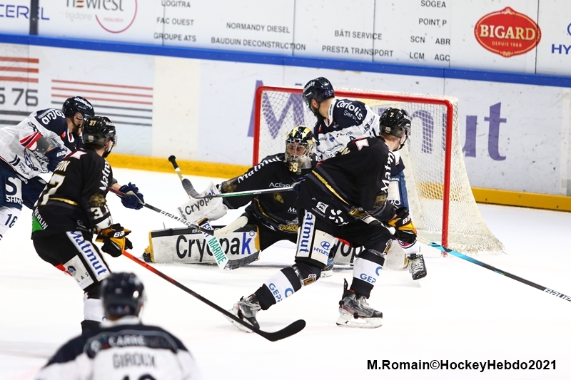Photo hockey Ligue Magnus - Ligue Magnus : 18ème journée : Rouen vs Angers  - LM : Une très belle victoire d’équipe pour Rouen