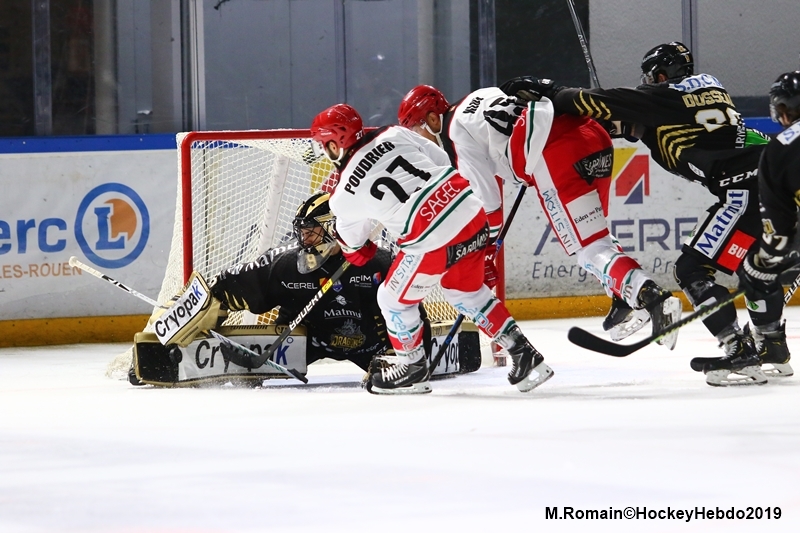 Photo hockey Ligue Magnus - Ligue Magnus : 18ème journée : Rouen vs Anglet - LM : Rouen, victoire nette et sans bavures