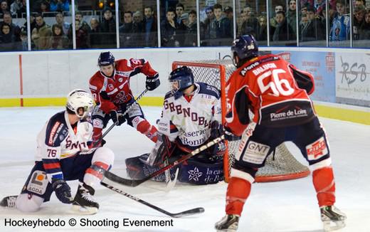 Photo hockey Ligue Magnus - Ligue Magnus : 19ème journée  : Angers  vs Grenoble  - Angers sans trembler