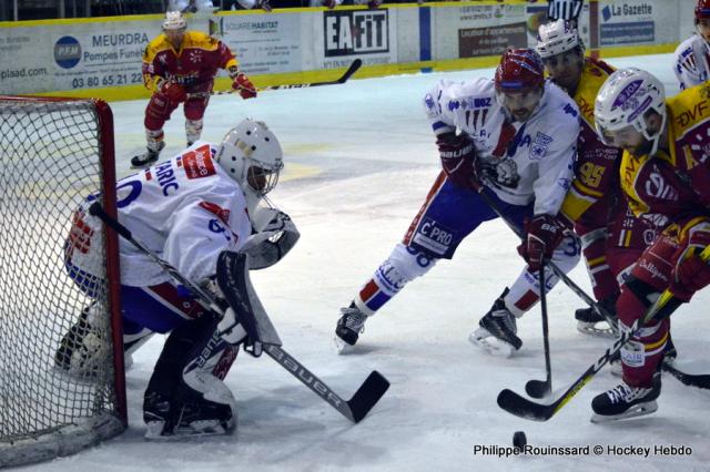 Photo hockey Ligue Magnus - Ligue Magnus : 19ème journée : Dijon  vs Lyon - Le Roi Lyon règne chez les Ducs