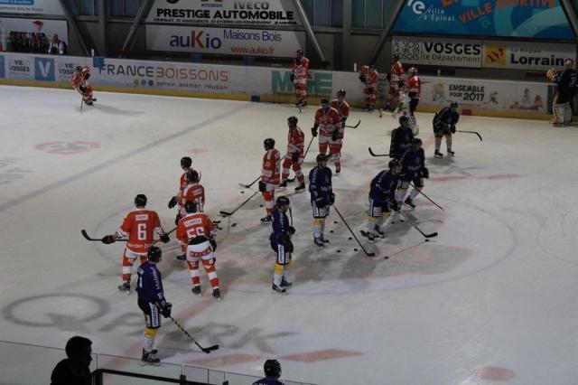 Photo hockey Ligue Magnus - Ligue Magnus : 19ème journée : Epinal  vs Rouen - Rouen sans suspens (vidéo)