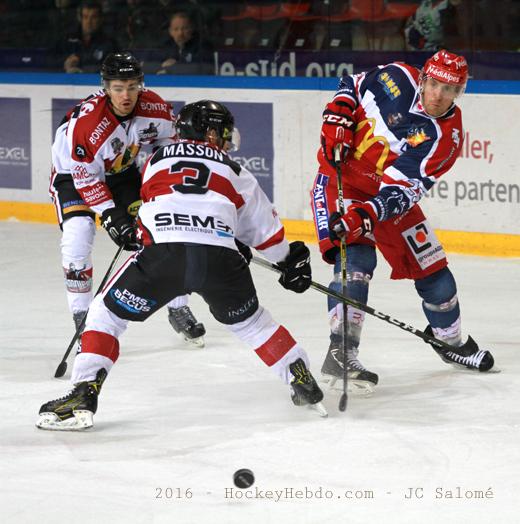 Photo hockey Ligue Magnus - Ligue Magnus : 19ème journée : Grenoble  vs Chamonix / Morzine - Grenoble fait le job !