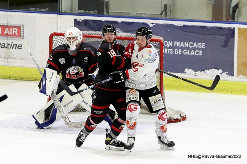 Photo hockey Ligue Magnus - Ligue Magnus : 19ème journée : Nice vs Amiens  - les Aigles assomment les Gothiques