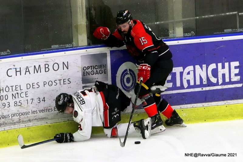 Photo hockey Ligue Magnus - Ligue Magnus : 19ème journée : Nice vs Mulhouse - Bousculé, Nice s’impose au finish
