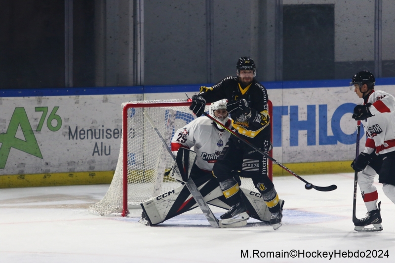 Photo hockey Ligue Magnus - Ligue Magnus : 19ème journée : Rouen vs Chamonix  - Les dragons largement récompensés.