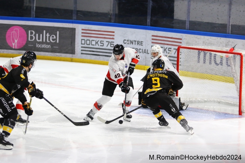 Photo hockey Ligue Magnus - Ligue Magnus : 19ème journée : Rouen vs Chamonix  - Les dragons largement récompensés.