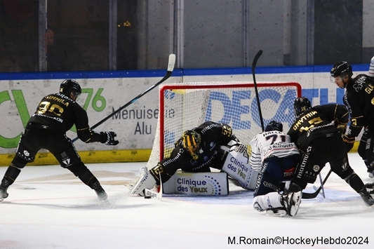 Photo hockey Ligue Magnus - Ligue Magnus : 1ère journée : Rouen vs Angers  - Rouen s’impose en patron face à Angers.