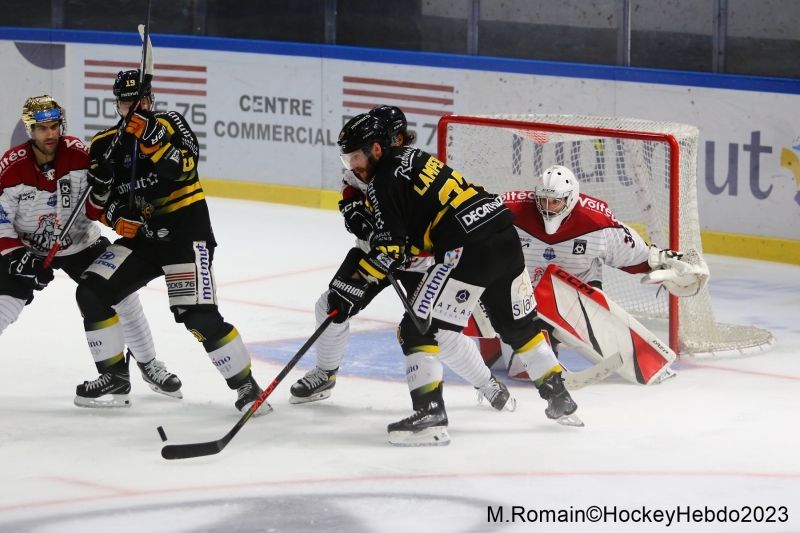 Photo hockey Ligue Magnus - Ligue Magnus : 1ere journée : Rouen vs Bordeaux - Les Dragons de Rouen tout en maitrise !