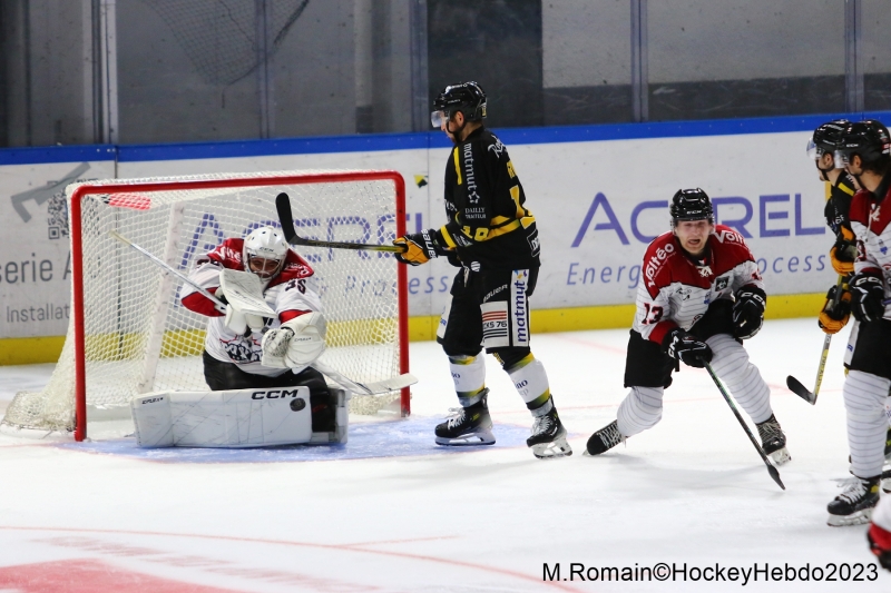 Photo hockey Ligue Magnus - Ligue Magnus : 1ere journée : Rouen vs Bordeaux - Les Dragons de Rouen tout en maitrise !