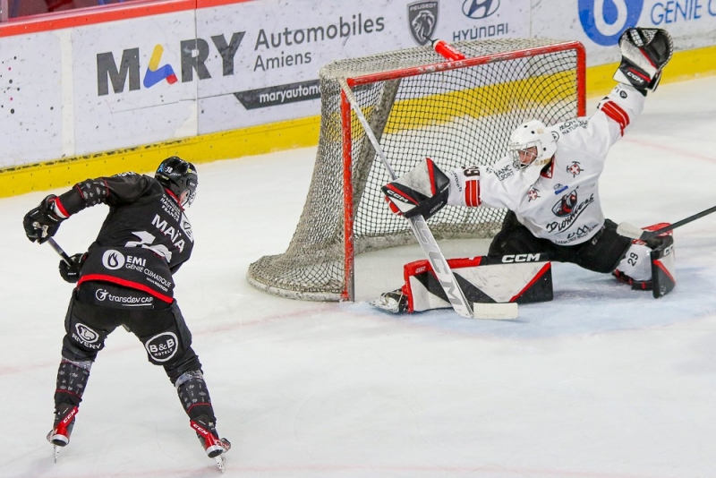 Photo hockey Ligue Magnus - Ligue Magnus : 20ème journée : Amiens  vs Chamonix  - Amiens s