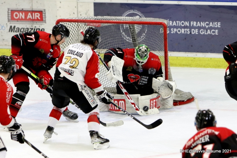 Photo hockey Ligue Magnus - Ligue Magnus : 20ème journée : Nice vs Chamonix  - Les Aigles assomment les Pionniers