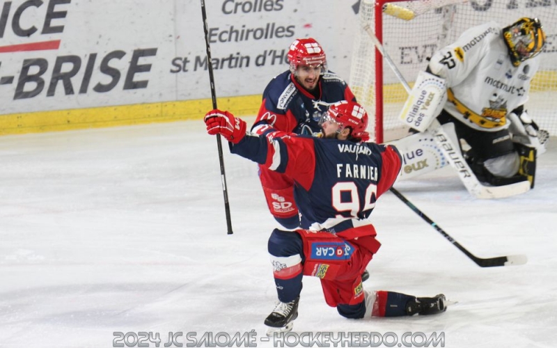 Photo hockey Ligue Magnus - Ligue Magnus : 20ème journée : Grenoble  vs Rouen - Grenoble maîtrise Rouen et reste leader !