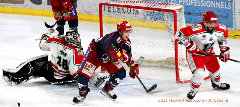 Photo hockey Ligue Magnus - Ligue Magnus : 21ème journée : Grenoble  vs Anglet - Deux victoires pour Grenoble ! 