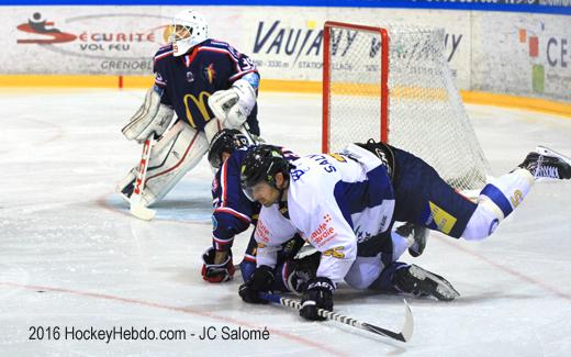 Photo hockey Ligue Magnus - Ligue Magnus : 21ème journée : Grenoble  vs Chamonix  - Entre manque d