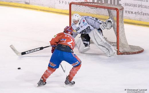 Photo hockey Ligue Magnus - Ligue Magnus : 21ème journée : Lyon vs Brest  - Lyon se donne de l